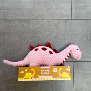 NWT weighted Pink Dinosaur Plush for soothing, hugging & calming. Weighs 2.2lbs